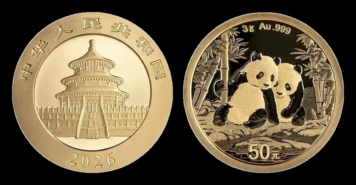 3g عملة ذهبية China Panda | 2026 — كلا الوجهين