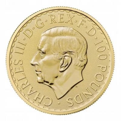 1 oz Britannia Gold Coin £100 | 2025 — edge