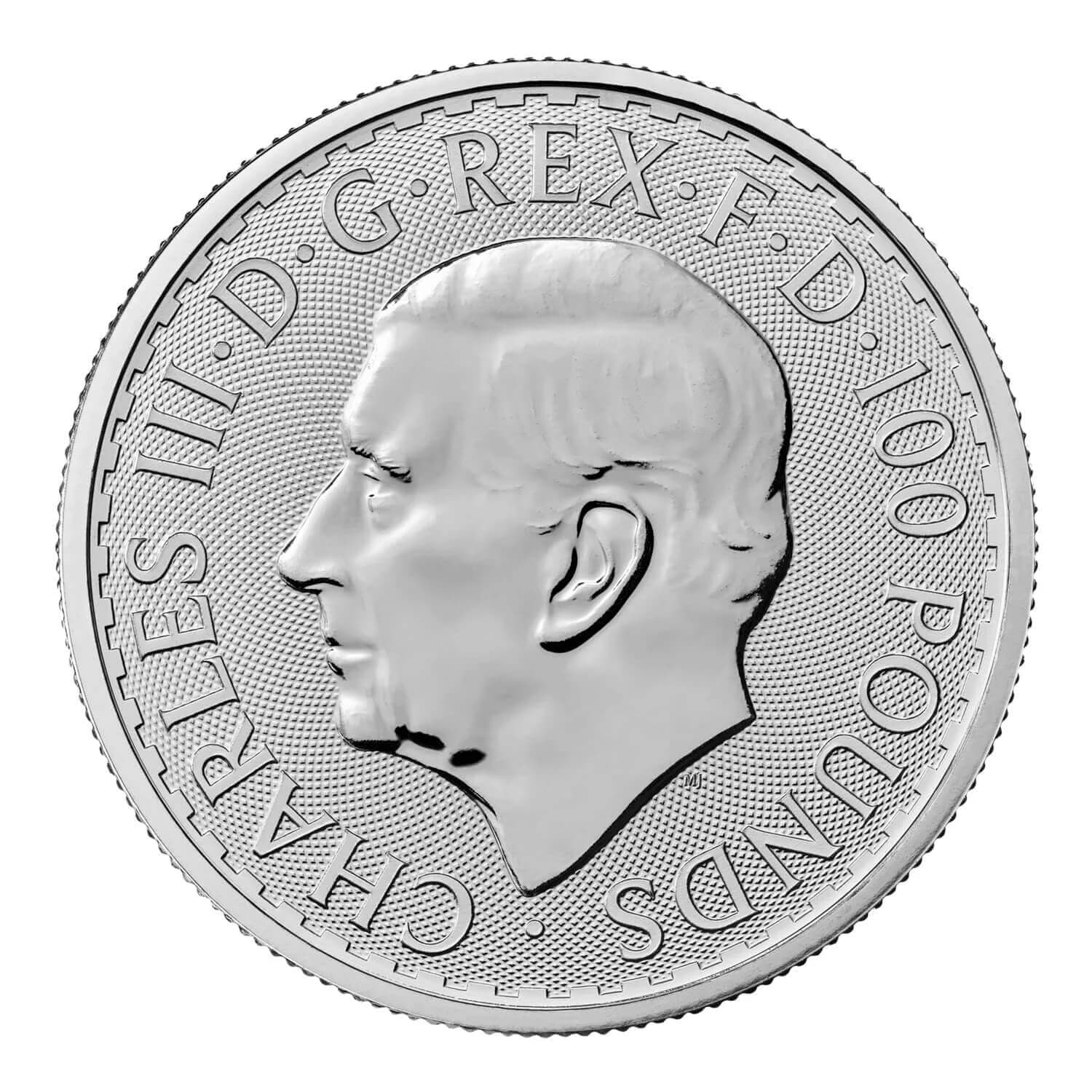 1 oz Платиновая монета Britannia | 2024 — аверс