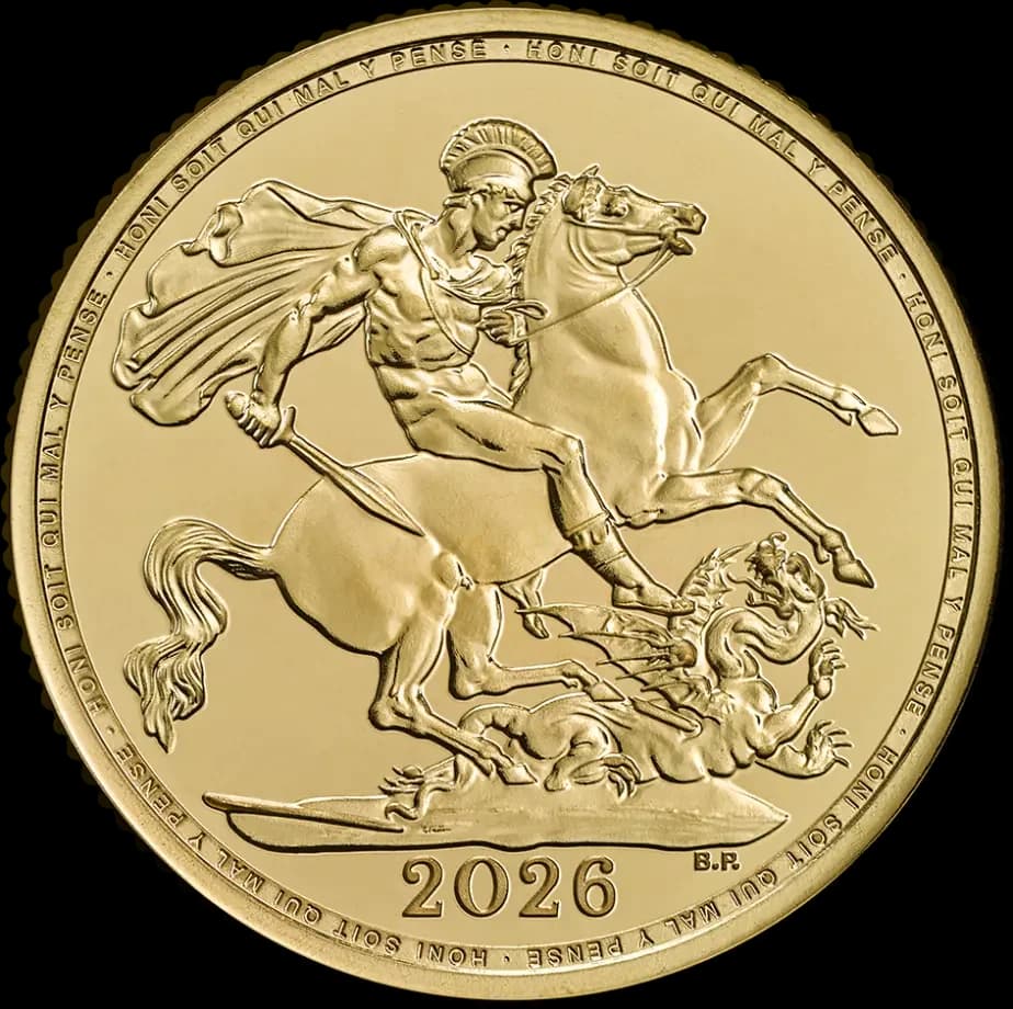 عملة ذهبية Sovereign Charles III | 2026 — الوجه الأمامي