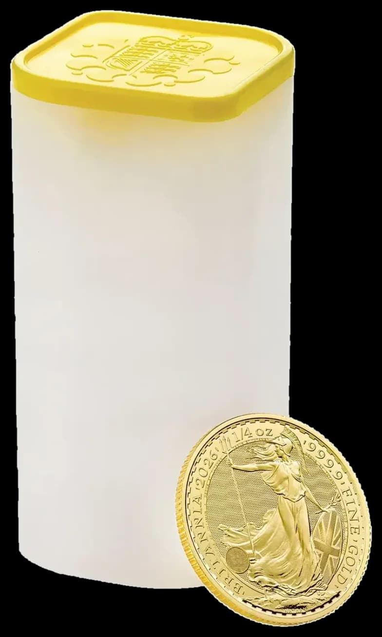1/4 oz عملة ذهبية Britannia | 2026 — التغليف