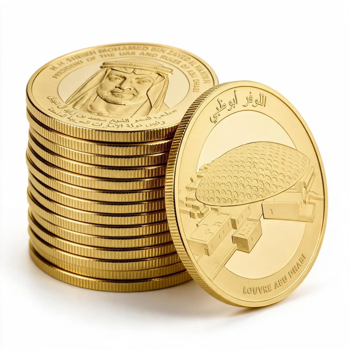 1/2 oz Louvre Abu Dhabi Gold Coin | 2025 — bulk lot