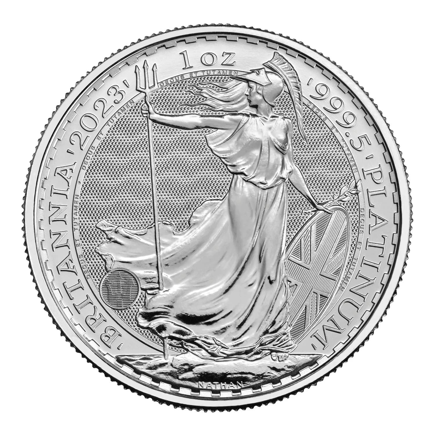 1 oz Платиновая монета Britannia | 2023 — реверс