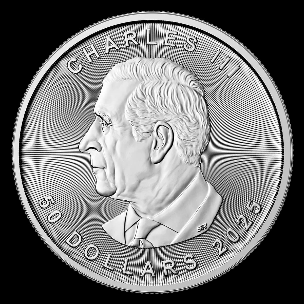 1 oz عملة بلاتينية Maple Leaf | 2025 — الوجه الأمامي