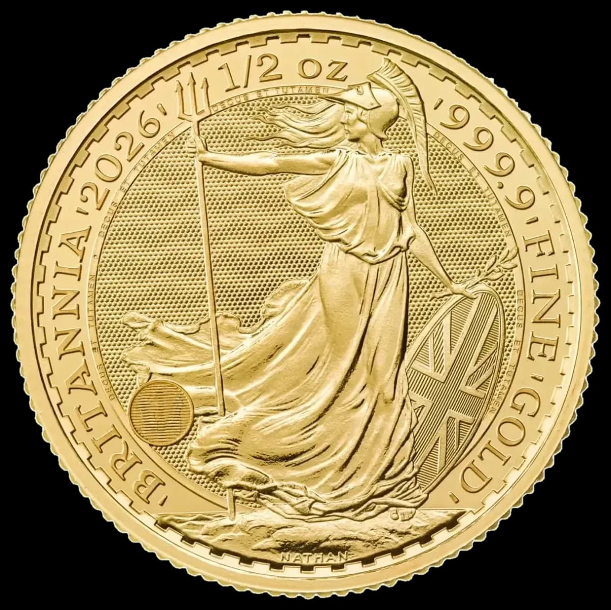1/2 oz Britannia Gold Coin | 2026 — reverse