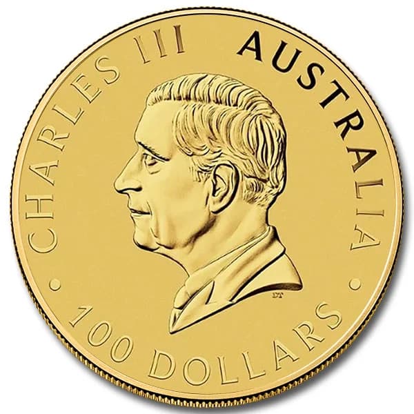 1 oz Austraalia Kangaroo kuldmünt | 2025 — obverse