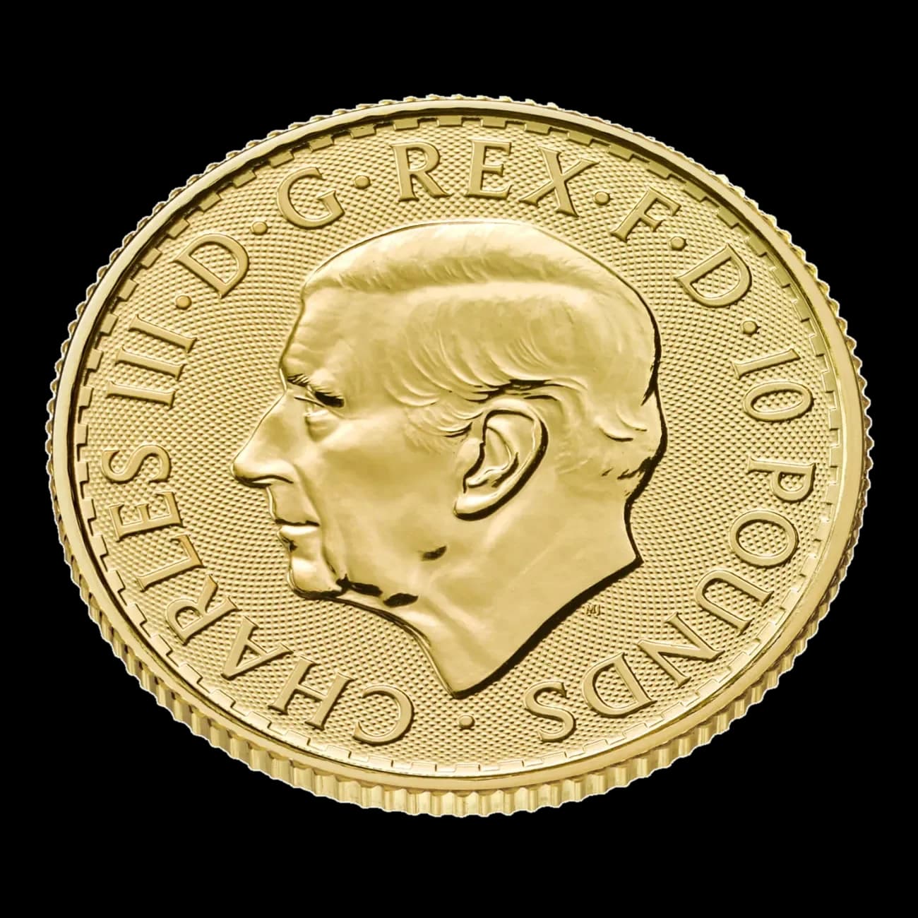 1/10 oz Britannia Gold Coin | 2026 — obverse and edge
