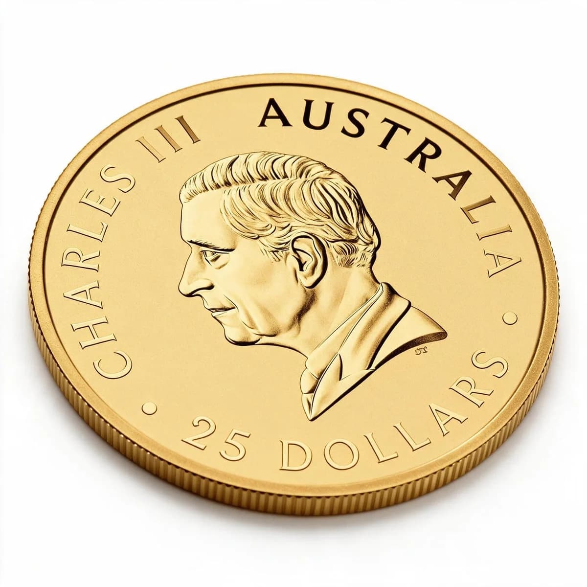 1/4 oz Australian Kangaroo Gold Coin | 2026 — obverse and edge