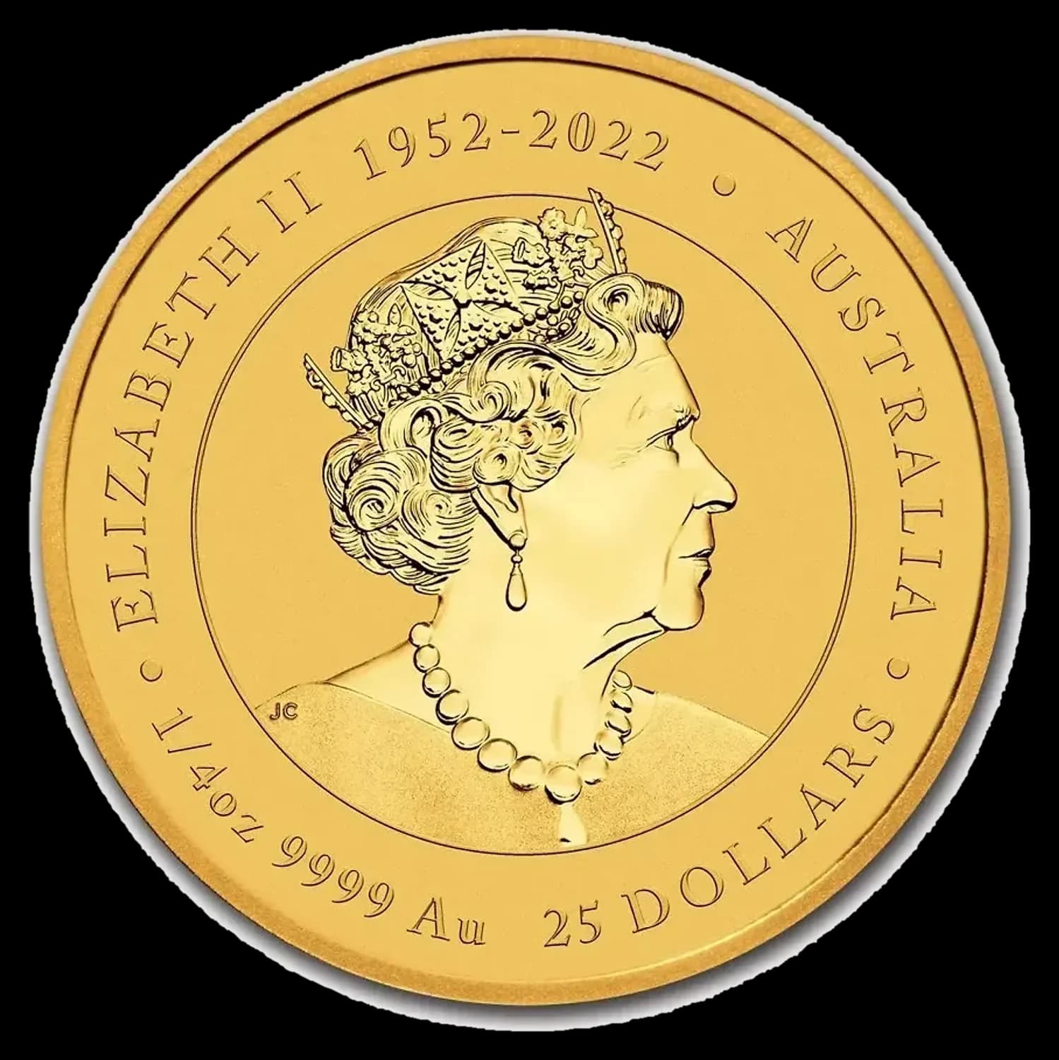 1/4 oz Lunar III Year of the Dragon Gold Coin | 2024 — obverse