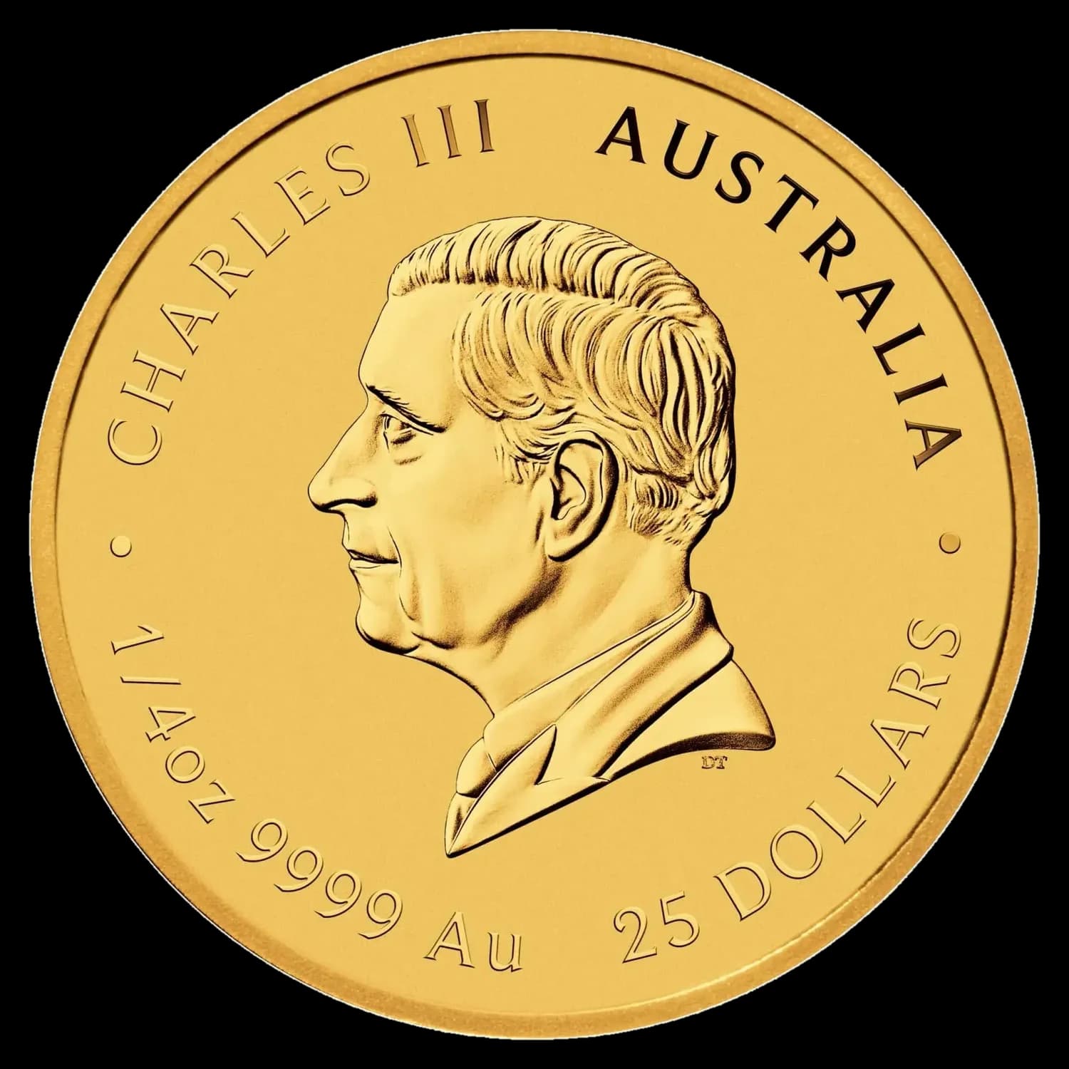 1/4 oz Lunar III Year of the Snake Gold Coin | 2025 — obverse