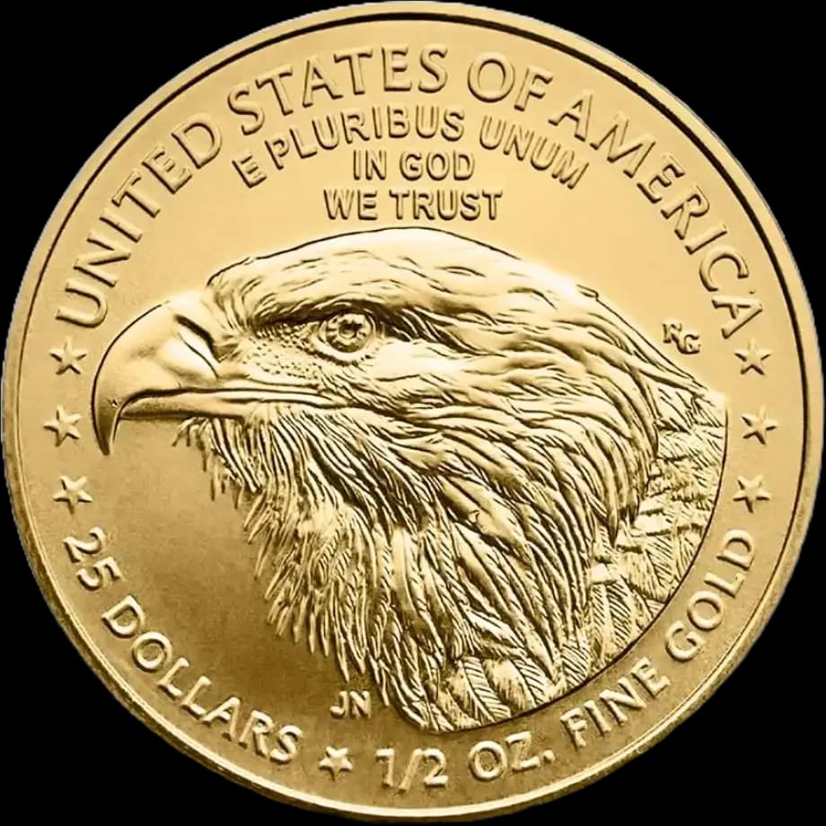 1/2 oz American Gold Eagle kuldmünt | 2026 — reverse