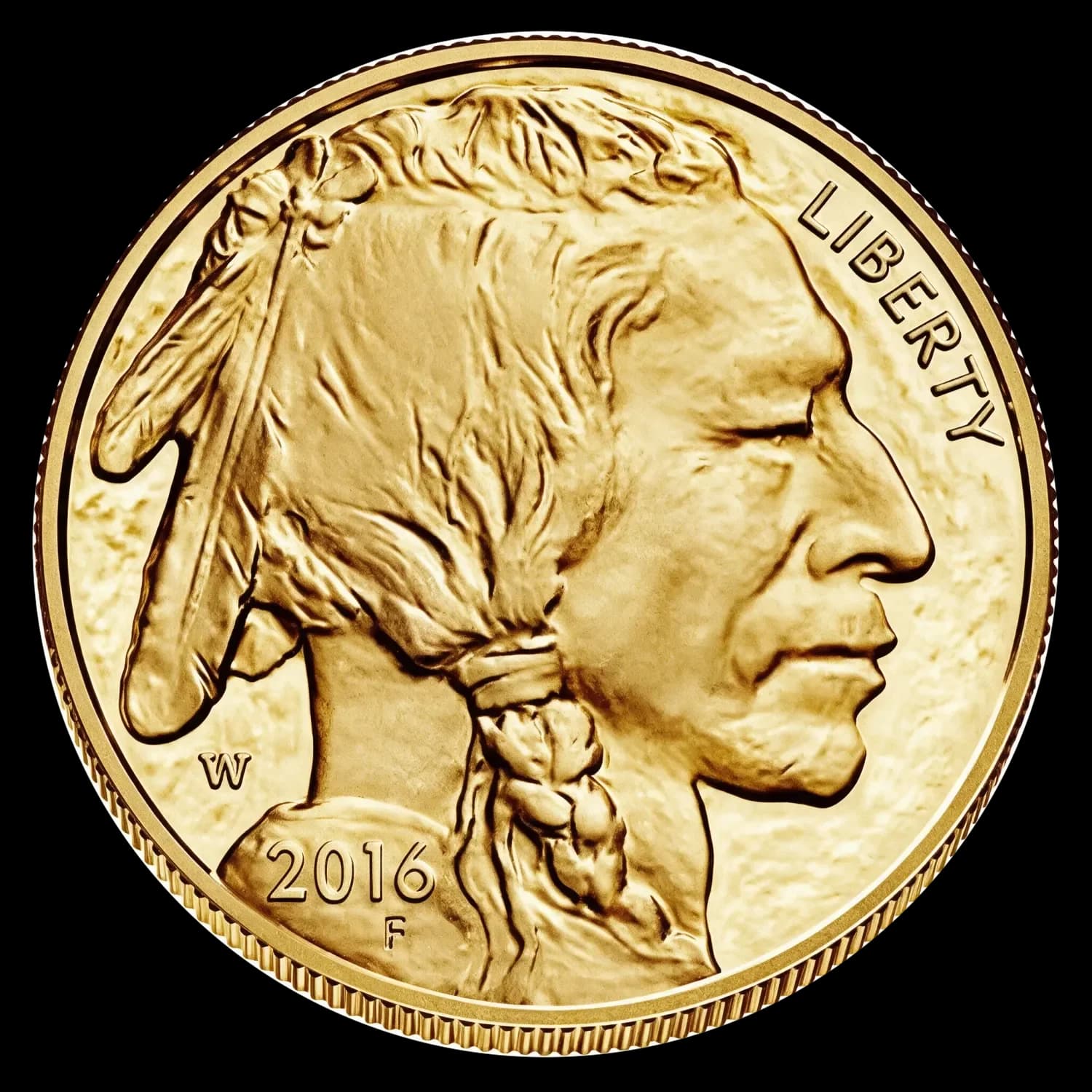 1 oz American Buffalo Gold Coin | 2016 — obverse