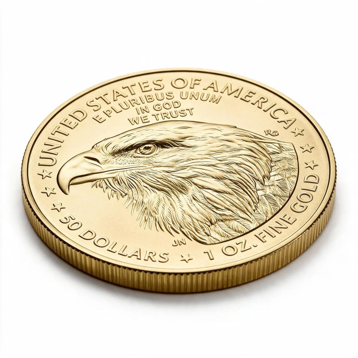 1 oz American Eagle Gold Coin | 2026 — reverse and edge
