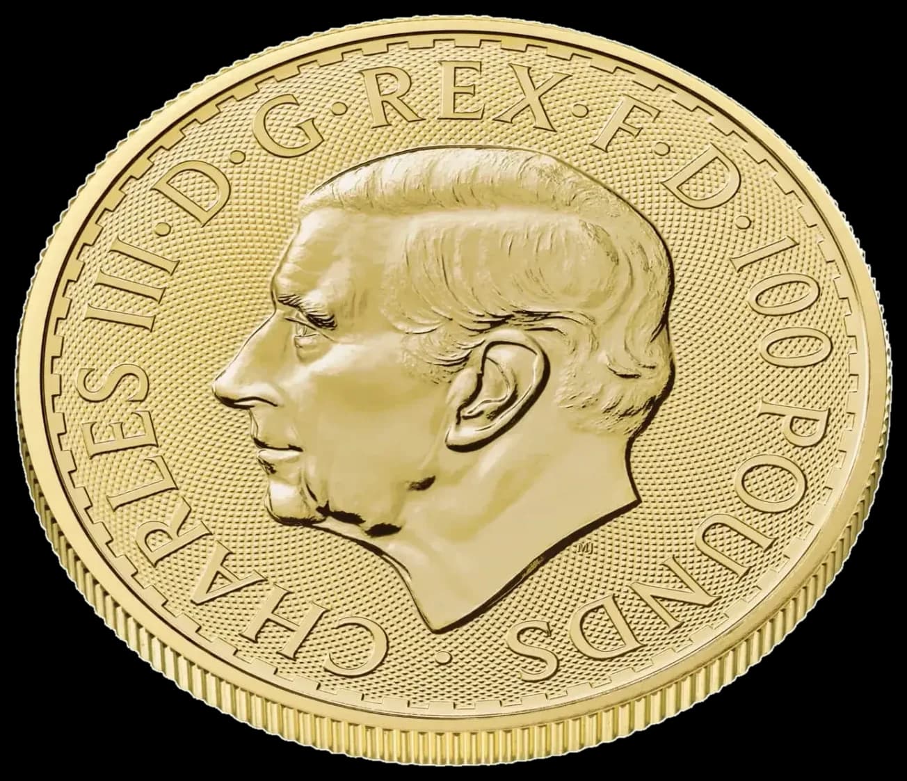 1 oz Золотая монета Britannia | 2026 — аверс и гурт