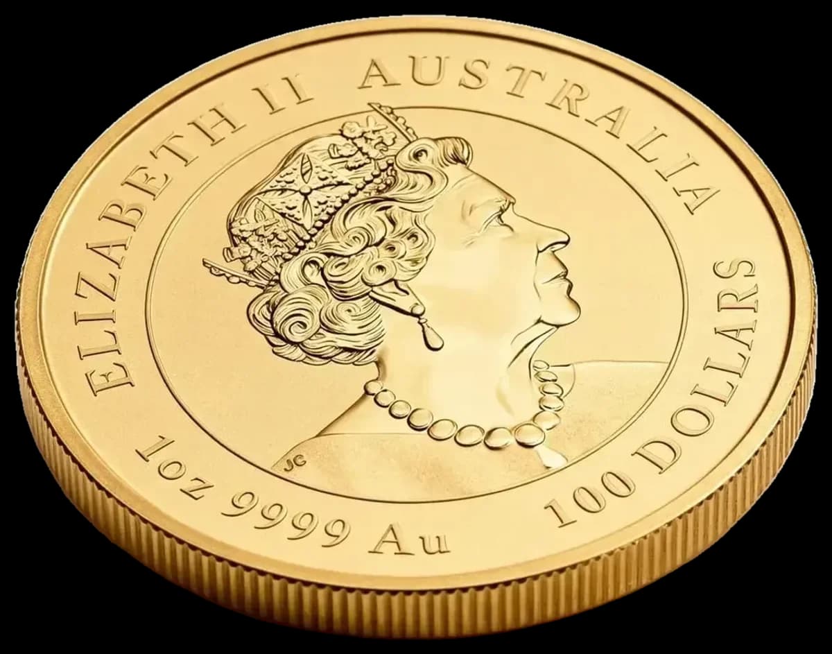 1 oz Lunar III Year of the Rabbit Gold Coin | 2023 — obverse and edge