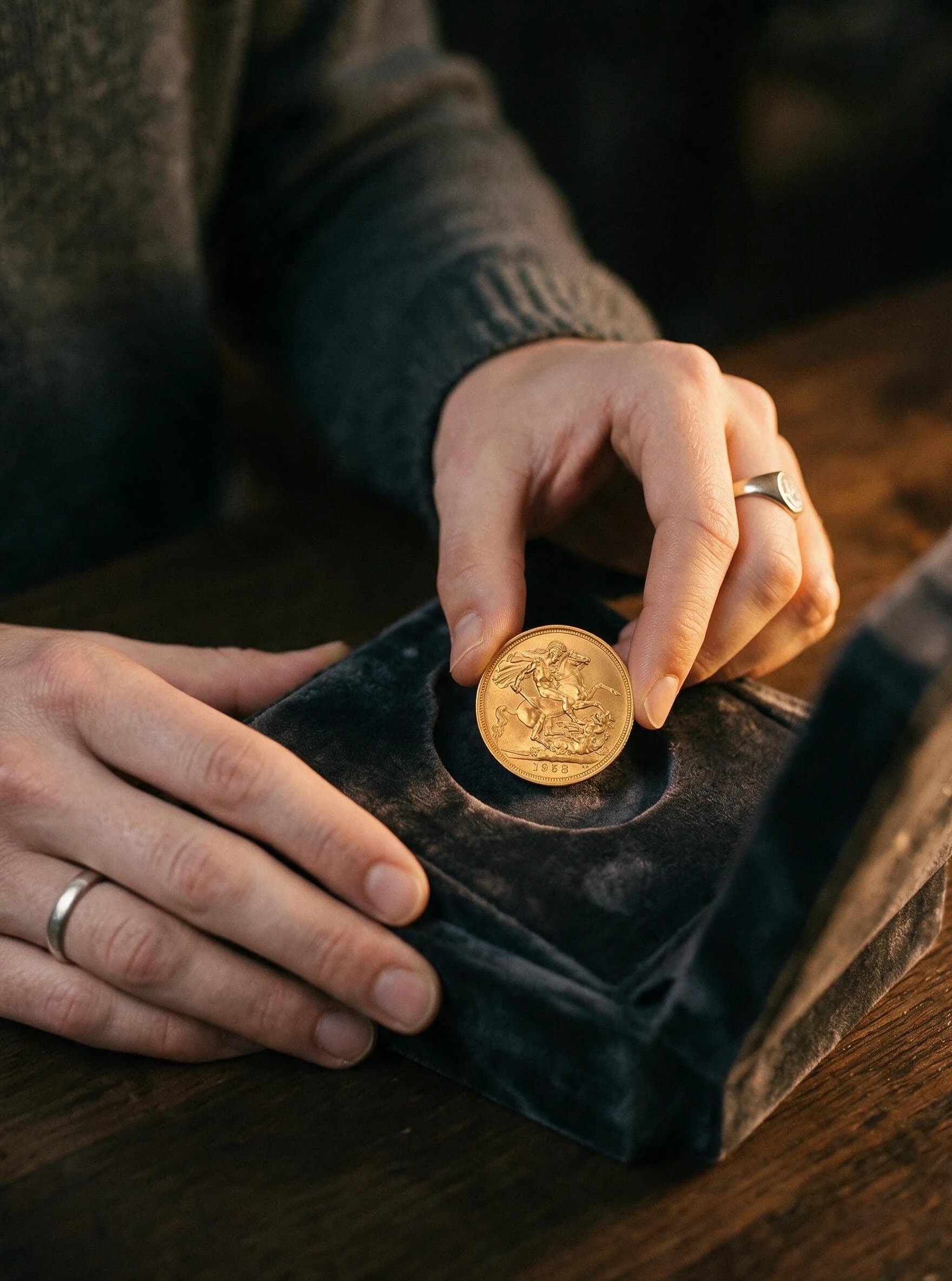 Your gold. Your hands.